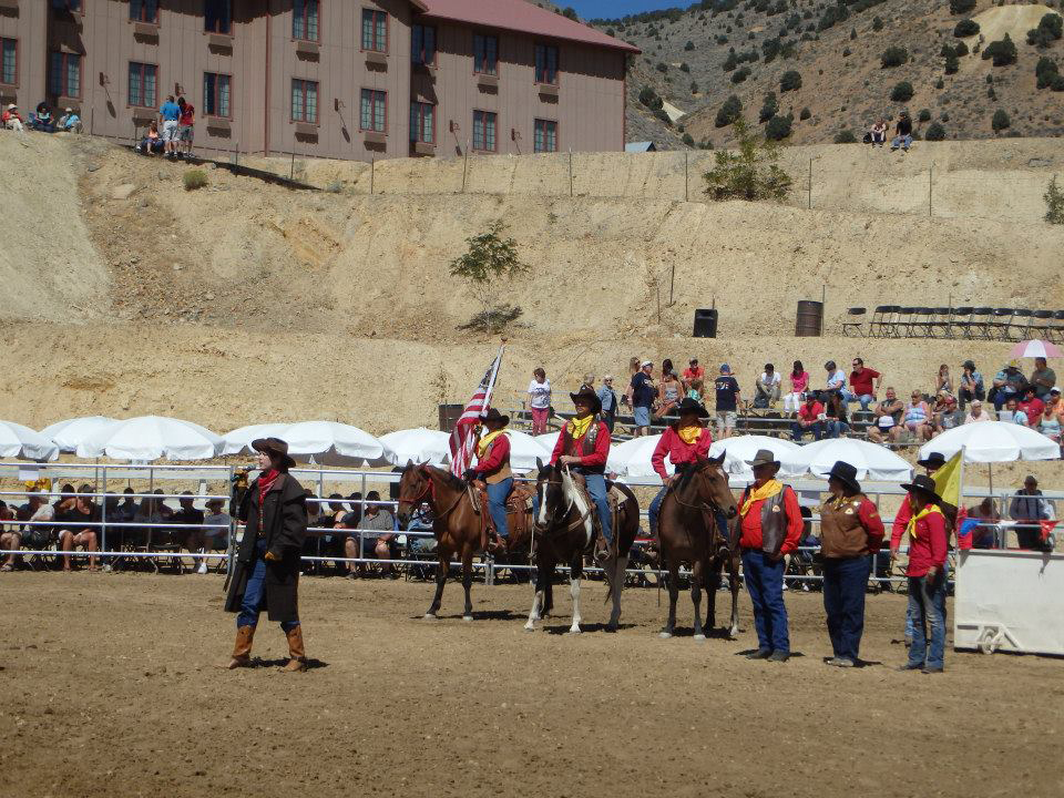 Pony Express @ the Virginia City Camel Races 2014