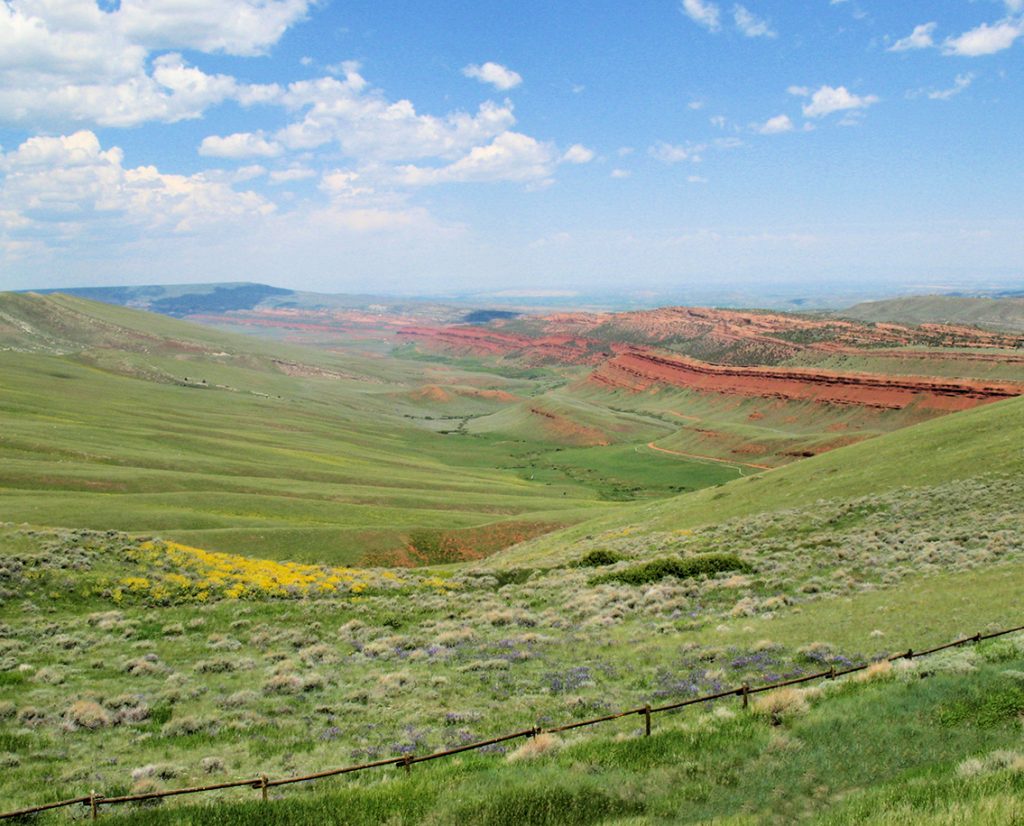 Red Canyon along the Pony Express Trail in Wyoming