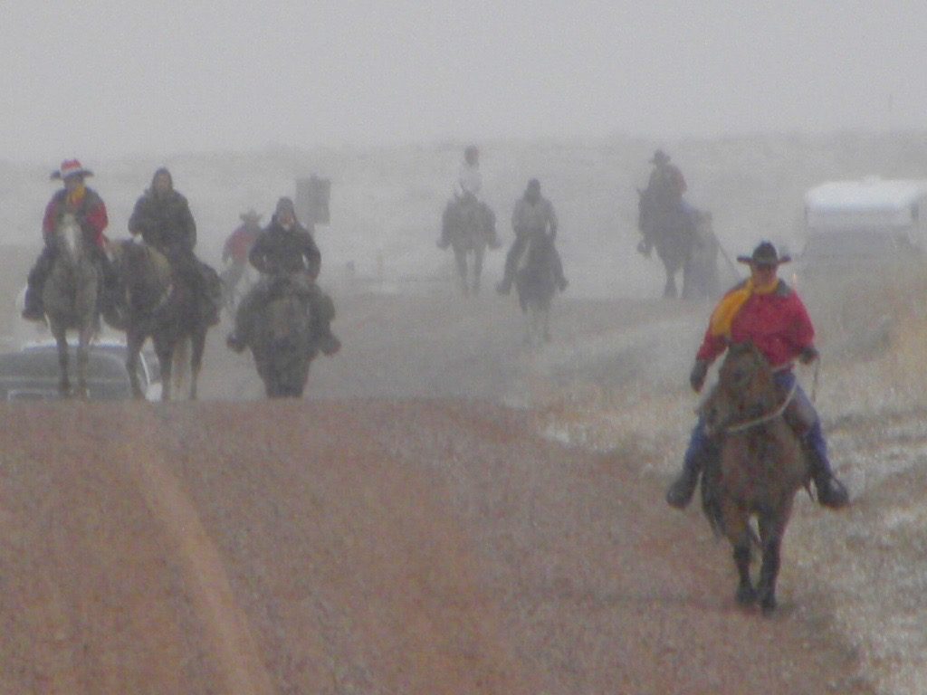 Wyoming Christmas Card Ride