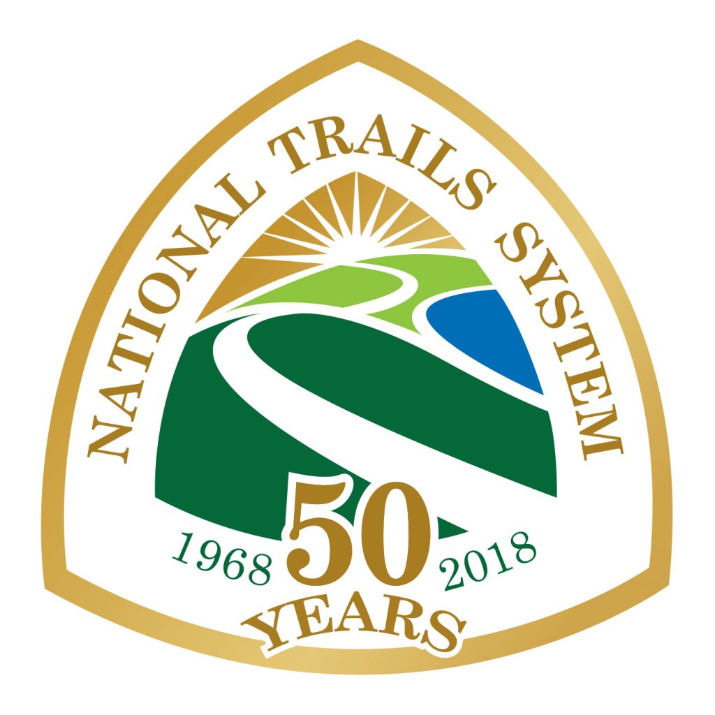 National Trails System 50 years logo